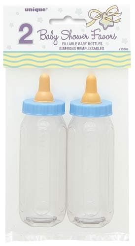 Blue Fillable Baby Bottles 2pk
