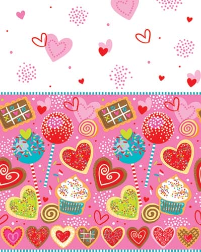 (image for) Sweet Valentine Plastic Tablecover