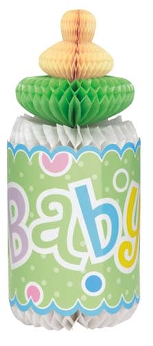 Polka Dots Bottle Honeycomb Centrepiece