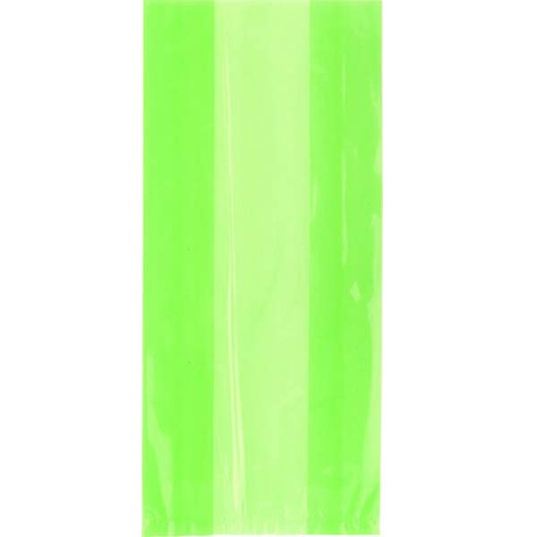 Lime Green Cello Bags x30