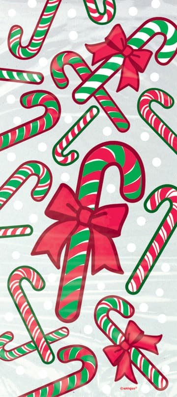 Candy Cane Cello Bags x20