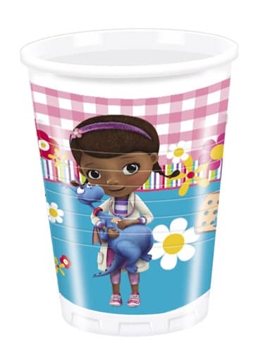 Doc McStuffins Plastic Cups x8