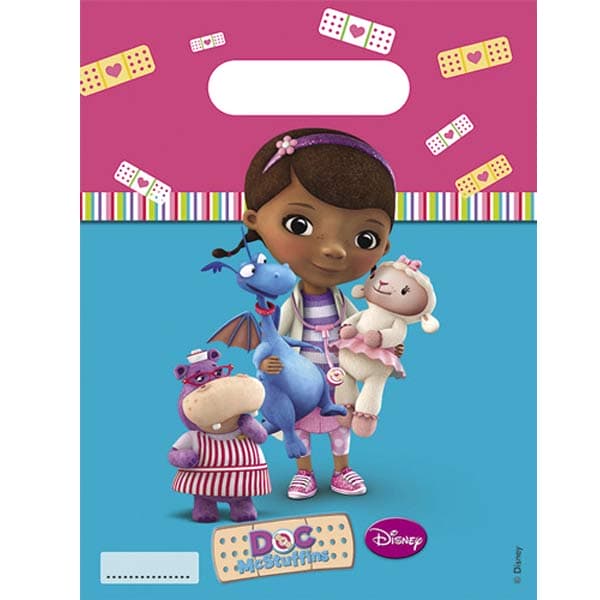 Doc McStuffins Party Bags 6pk