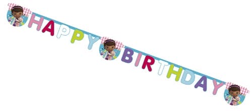 Doc Mcstuffins Birthday Letter Banner