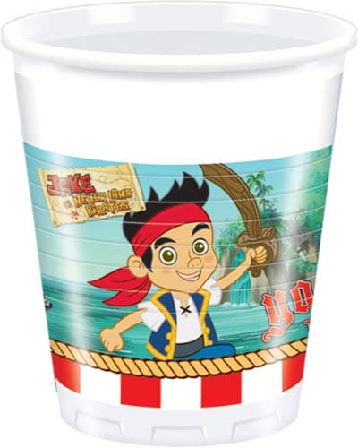 Jake Yo Ho Plastic Cups x8
