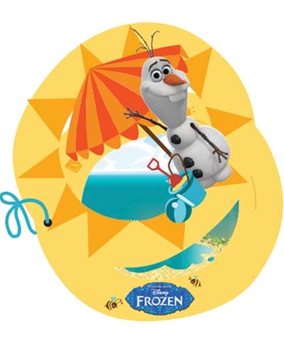Summer Olaf Invitations x6