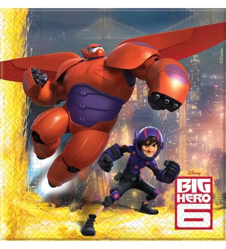 Big Hero 6 Lunch Napkins x20