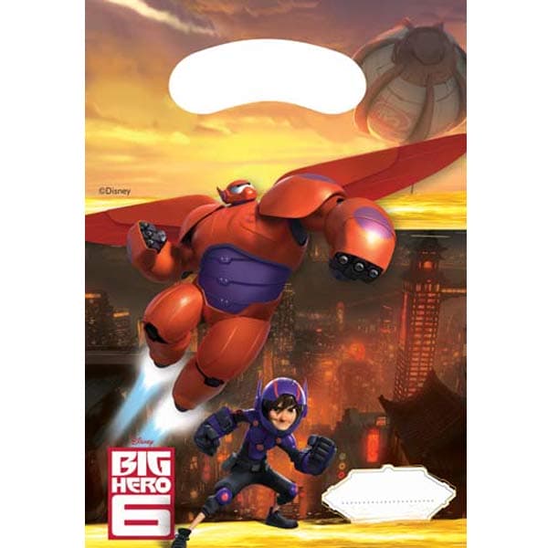 Big Hero 6 Party Bags 6pk