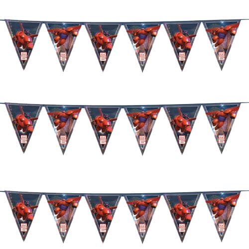 Big Hero 6 Plastic Flag Banner x1