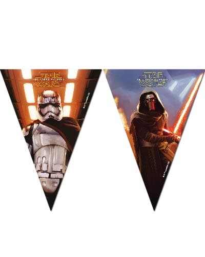 (image for) Star Wars The Force Awakens Plastic Flag Banner x1