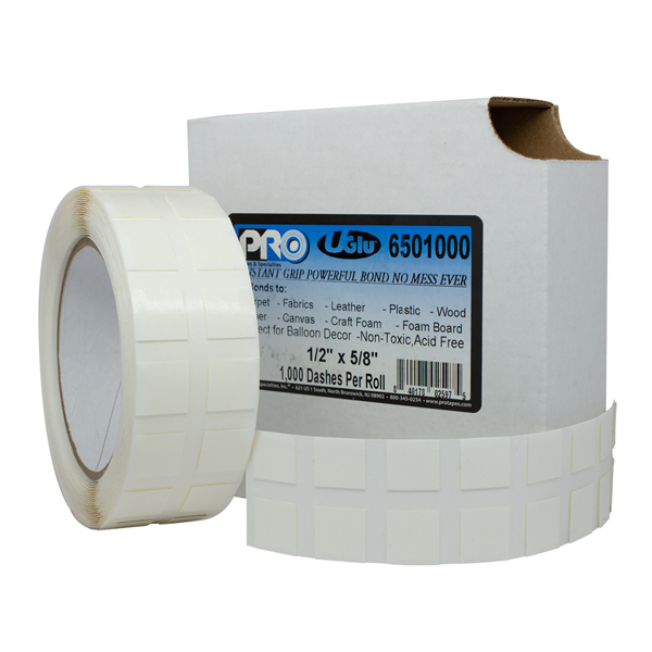 (image for) UGLU square Dashes On Dispenser Roll x1000