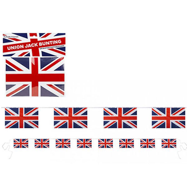 12ft Union Jack Rayon Bunting