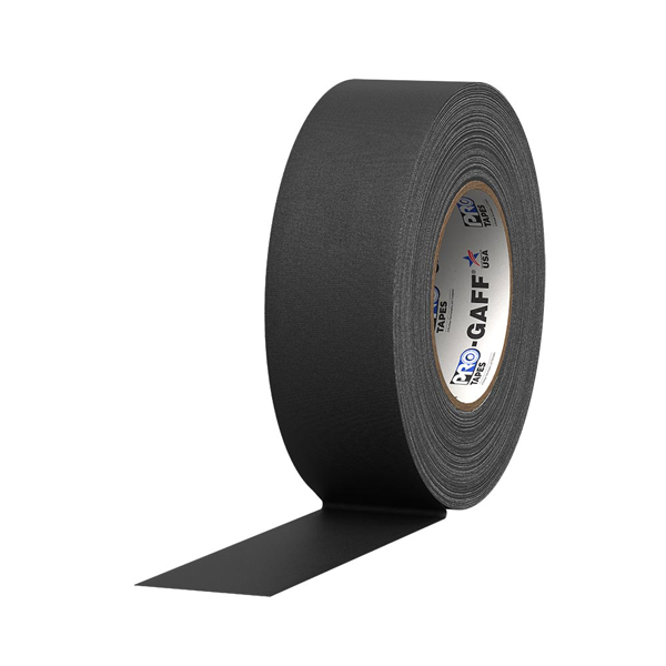 (image for) 2" Black Pro Gaffer Cloth Tape 25yds