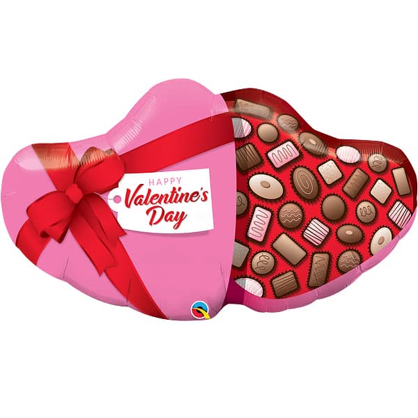 (image for) Valentines Day Candy Box SuperShape Balloons
