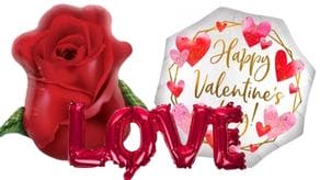 (image for) Valentines Supershape, Letters & Speciality Balloons