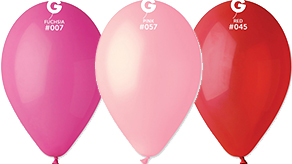 (image for) Gemar Valentines Plain Latex Balloons