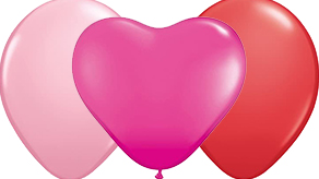 (image for) Qualatex Valentines Plain Latex Balloons