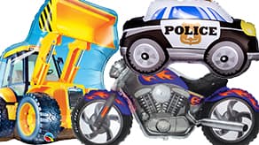 (image for) Vehicles Supershape Balloons