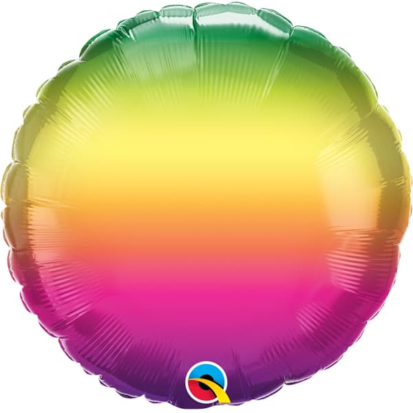 (image for) 18" Vibrant Ombre Foil Balloons