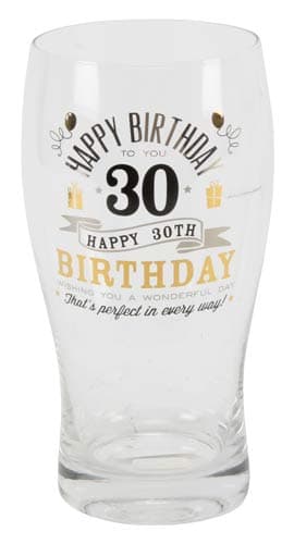 (image for) 30th Birthday Pint Glass