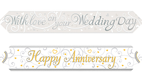 (image for) Married & Anniversary Party Banners