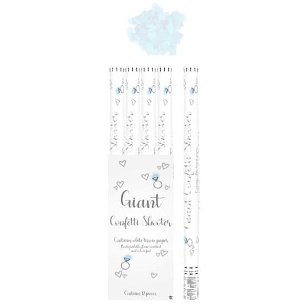 White Paper Wedding Confetti Cannon 80cm x1