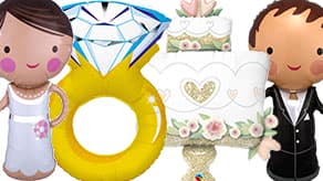 (image for) Wedding Supershape Balloons