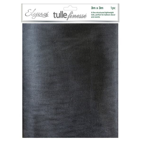 (image for) Black Tulle Finesse 3m x 3m 1pc