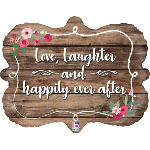 (image for) Happily Ever After Frame Shape Balloons