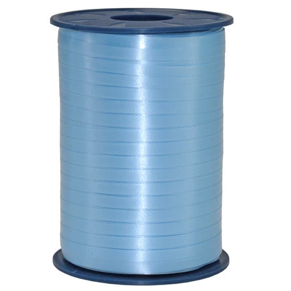 Light Blue Satin Curling Ribbon 500m
