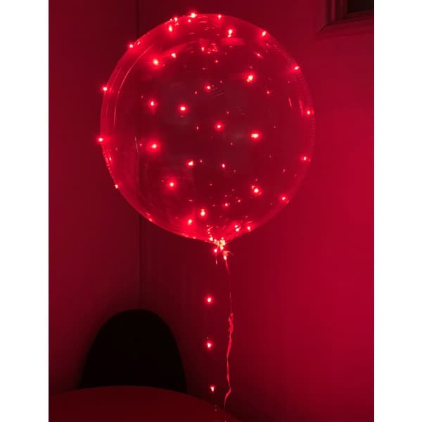 (image for) 5m Red LED Light Up Balloon Lights