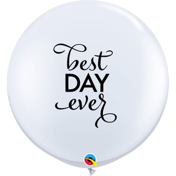 (image for) 3ft Simply Best Day Ever Giant Latex Balloons 2pk