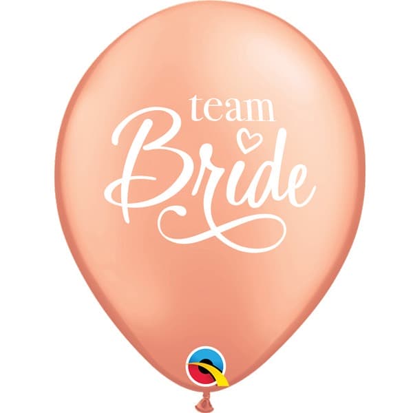 (image for) 11" Team Bride Latex Balloons 25pk