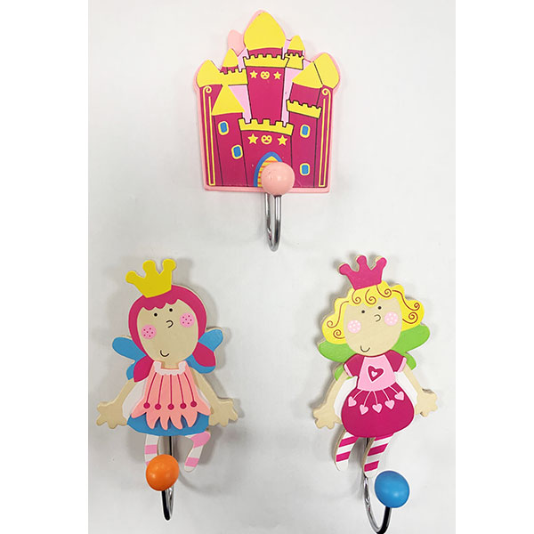 Princess And Fairy Wooden Hooks