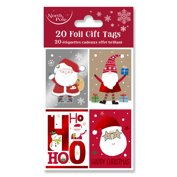 Cute Christmas Gift Tags 20pk