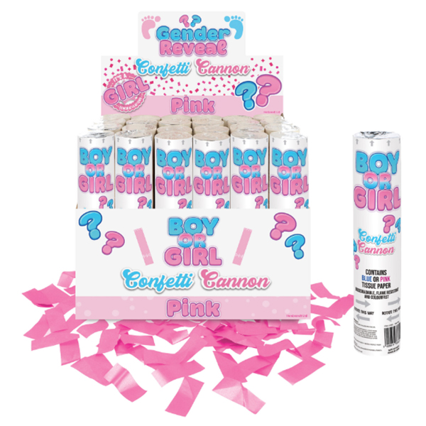 (image for) Its A Girl Confetti Cannon Shooter