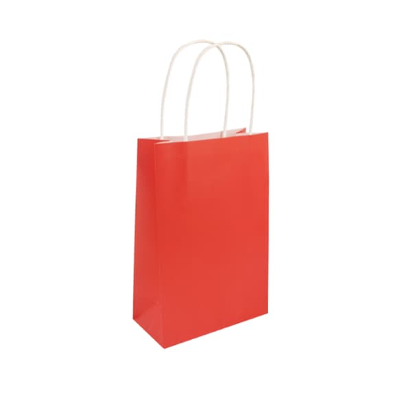 (image for) Red Paper Party Gift Bags 24pk