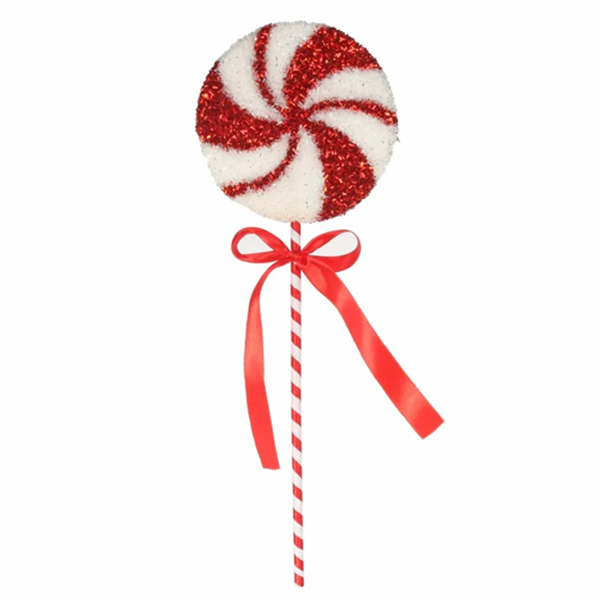 (image for) 40cm Red And White Candyland Windmill Pick Decoration
