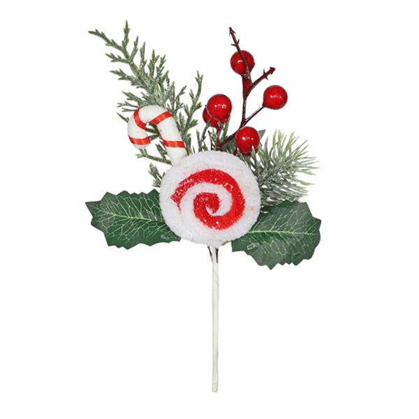 (image for) 22cm Candy Pick With Foliage & Berries