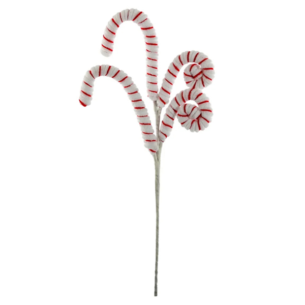 (image for) 50cm Candy Cane Spray Pick Decoration