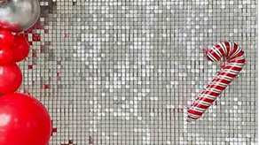 (image for) Christmas Sequin Wall Panels & Shimmer Curtains